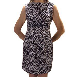 Black & White Floral Dress - Vintage 1990s